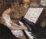 Piano lady Vuillard